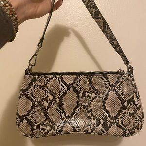 JW Pei snakeskin bag